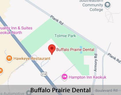 Map image for Dental Anxiety in Keokuk, IA